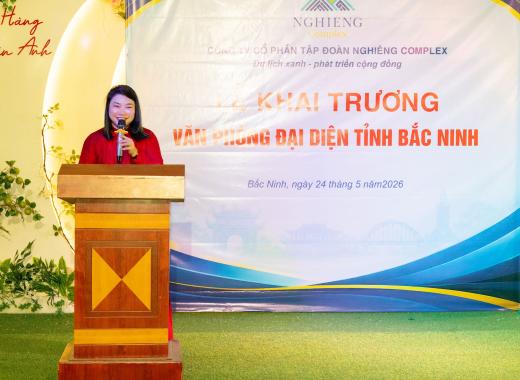 NGHIÊNG COMPLEX KHAI TRƯƠNG VĂN PHÒNG ĐẠI DIỆN TẠI BẮC NINH – MỞ RỘNG KẾT NỐI, PHÁT TRIỂN CỘNG ĐỒNG